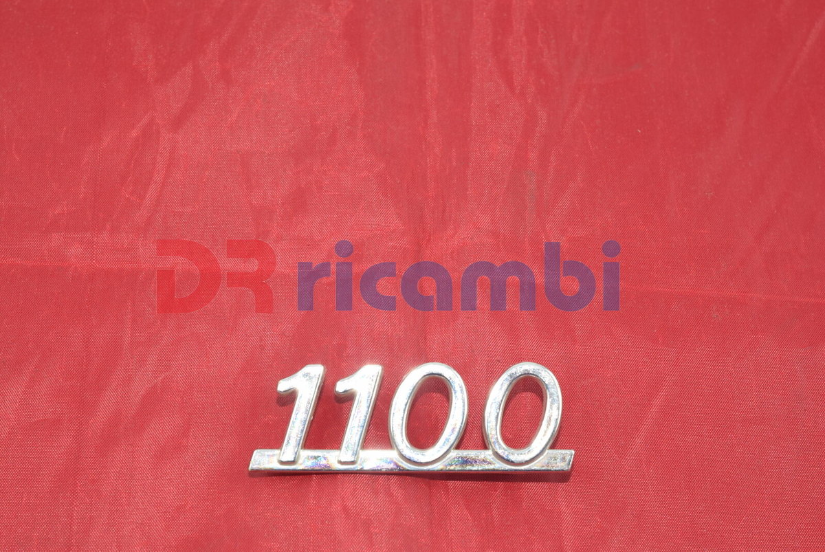 FREGIO SCRITTA IN METALLO FIAT 1100 - DR RICAMBI DR0011
