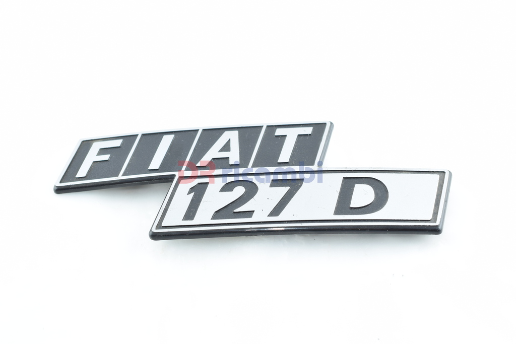 LOGO SIGLA MODELLO ' FIAT 127 D ' POSTERIORE FIAT 127 Diesel - FIAT 4475612/1