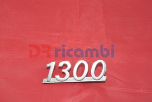 [DR0010] FREGIO SCRITTA  IN METALLO FIAT 1300 - DR RICAMBI DR0010