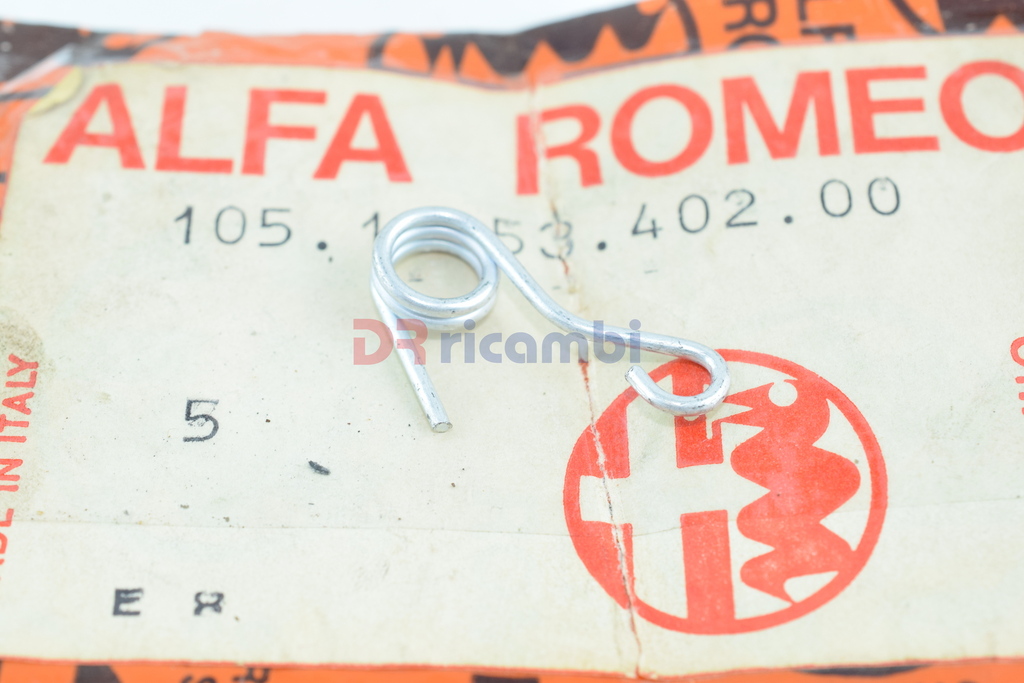 MOLLA GRAFFETTA FERMAGLIO RITEGNO ALFA ROMEO EPOCA - ALFA ROMEO 105145340200